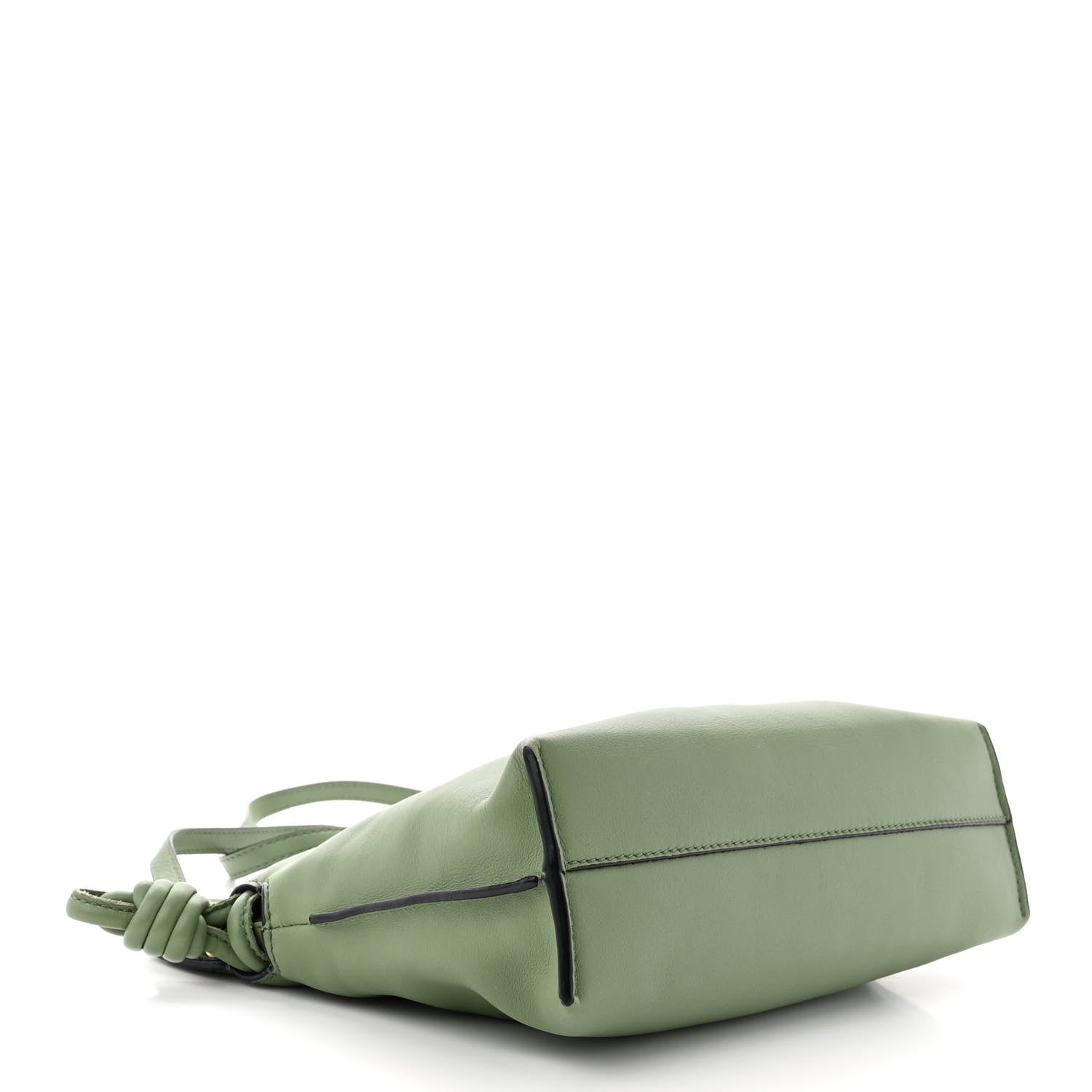 Loewe Calfskin Mini Flamenco Knot Bag Avocado 4 of 10