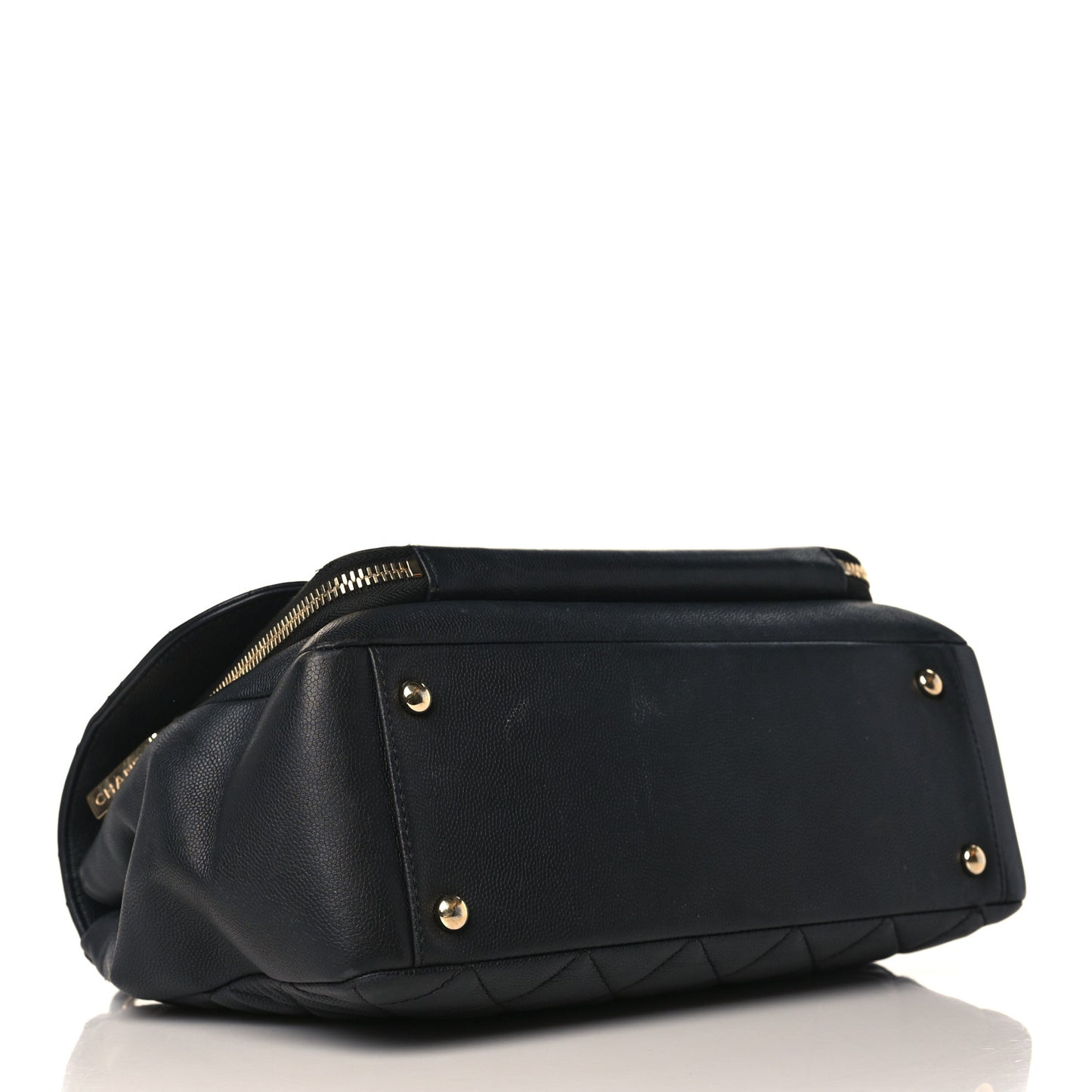 Caviar Quilted Large Business Affinity Flap Black