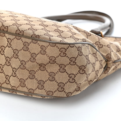 Gucci Monogram Piston Lock Tote Brown 9 of 9