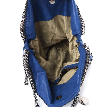 Stella McCartney Shaggy Deer Falabella Fold Over Tote Royal Blue 4 of 9