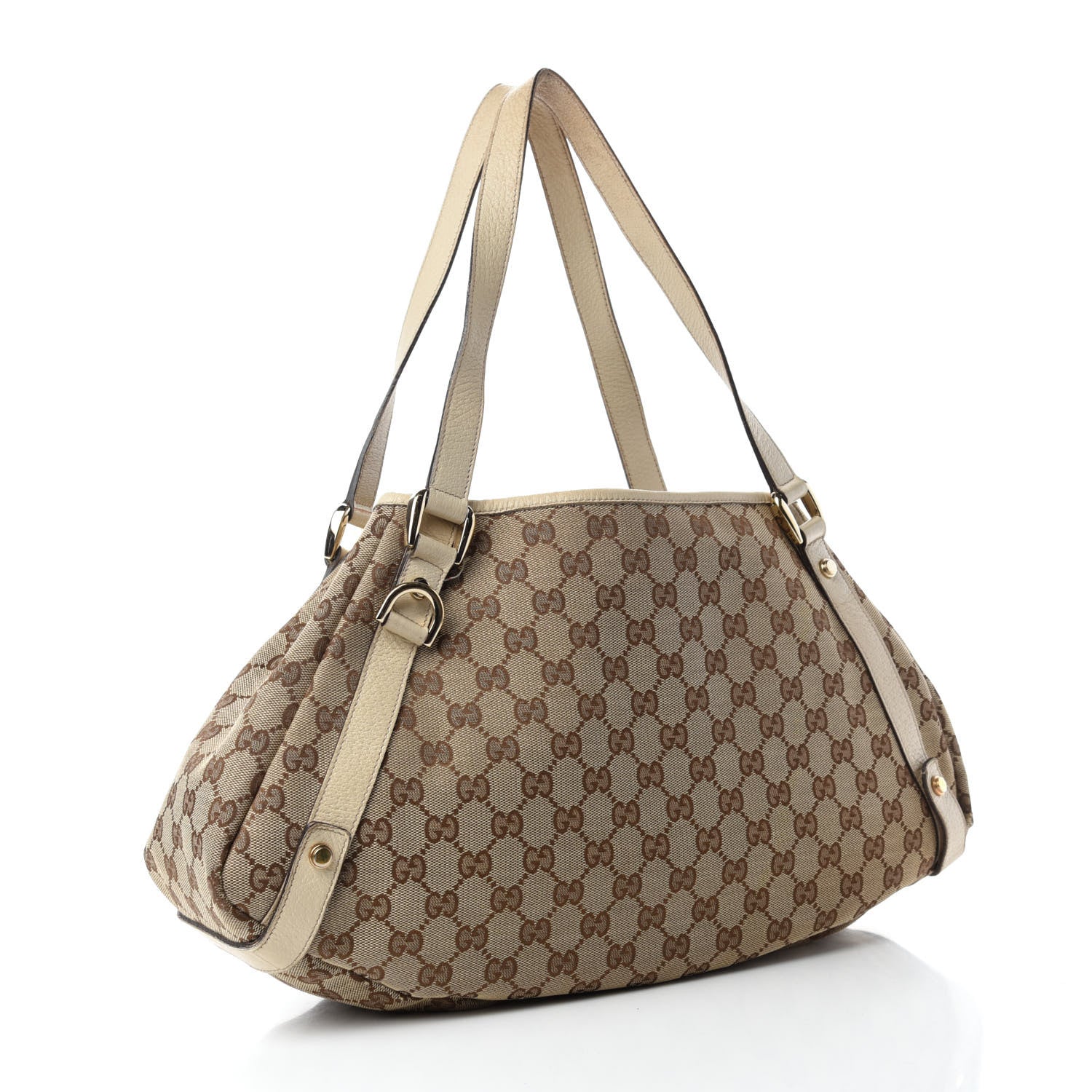 Gucci Monogram Medium Abbey Shoulder Bag Off White 3 of 10