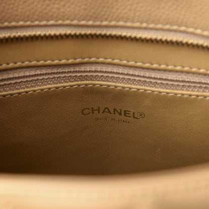 Chanel Caviar Quilted Medallion Tote Beige 7 of 8