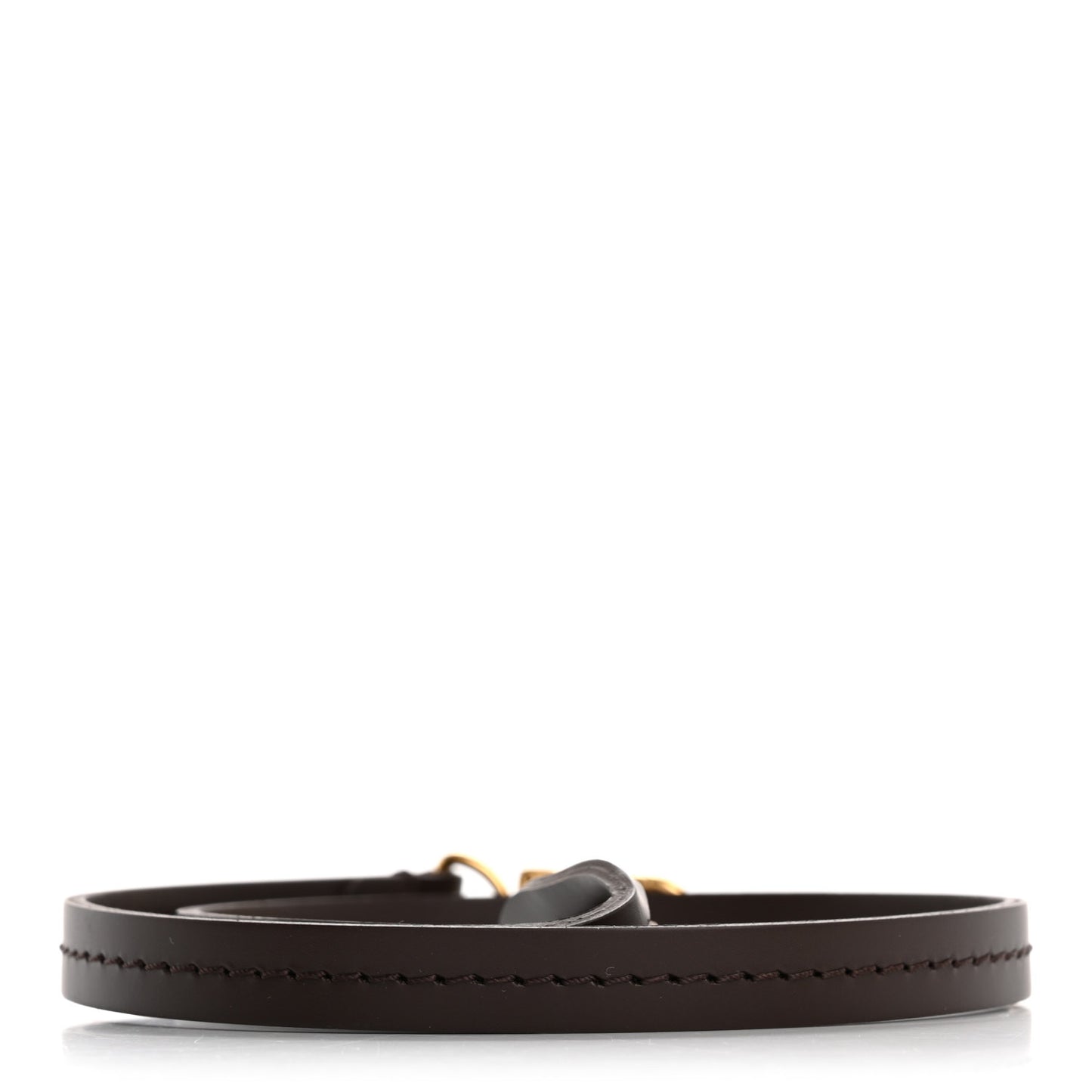 Calfskin Pochette Accessories Strap Brown