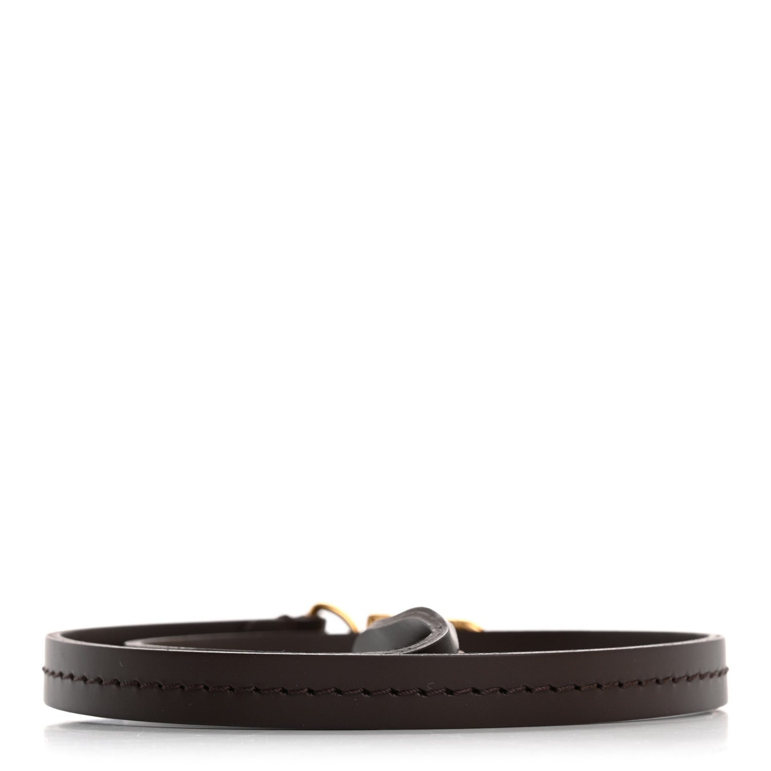 Louis Vuitton Calfskin Pochette Accessories Strap Brown 2 of 3