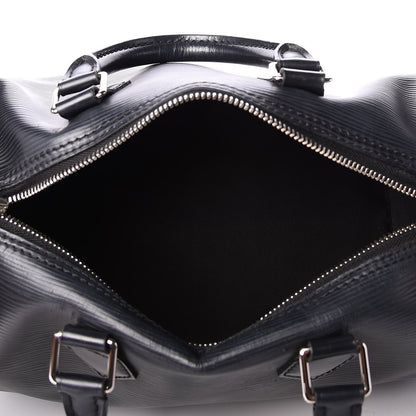 Louis Vuitton Epi Speedy 25 Black 4 of 10