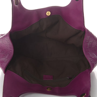 Gucci Guccissima Charmy Shoulder Bag Purple 5 of 10