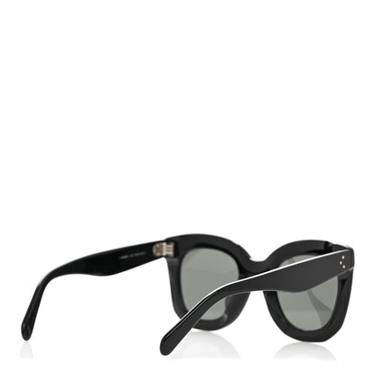Celine Oversized Round Sunglasses CL4005FN Black 4 of 7