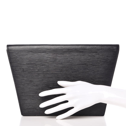 Louis Vuitton Epi Pochette Trapeze Black 2 of 14