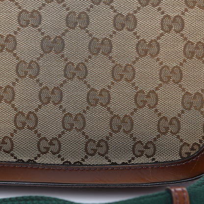 Gucci Monogram Medium Lady Web Shoulder Bag Beige Cuir 15 of 18