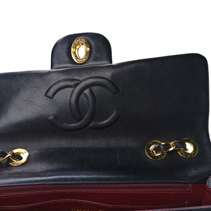 Chanel Lambskin Quilted XL Jumbo Single Flap Black 12 of 12