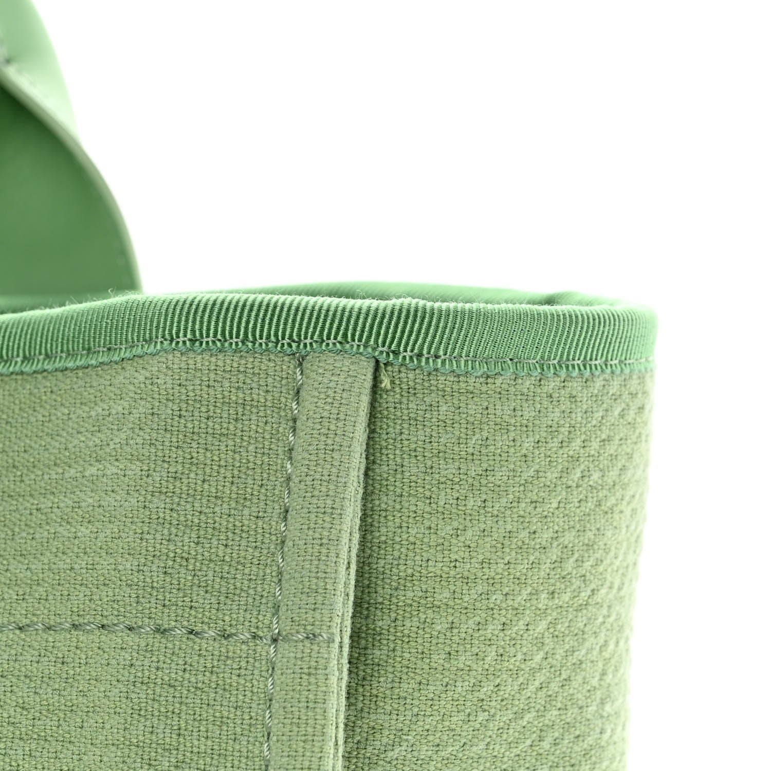 Chanel Mixed Fibers Small Deauville Tote Green 12 of 12
