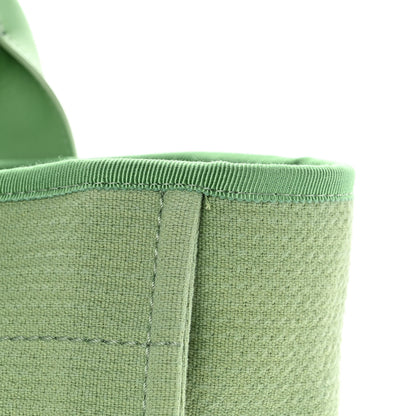 Chanel Mixed Fibers Small Deauville Tote Green 12 of 12