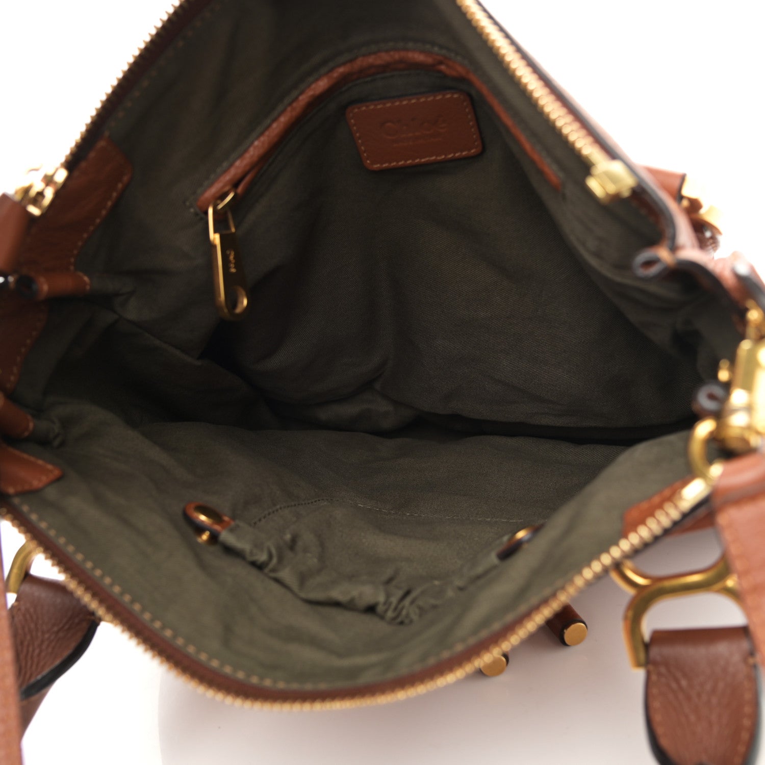 Chloe Calfskin Medium Marcie Satchel Tan 5 of 11