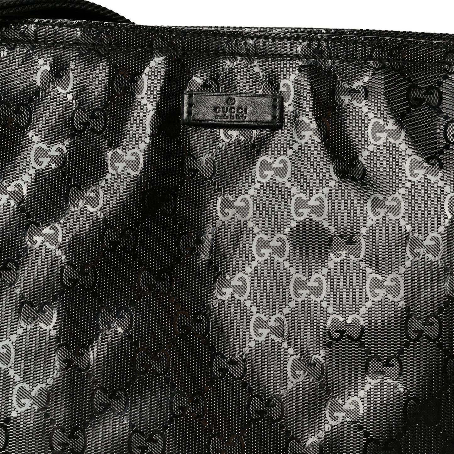 Imprime Monogram Medium Flat Messenger Bag Black