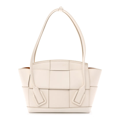 Bottega Veneta French Calfskin Maxi Intrecciato Small Arco Bianco 1 of 11