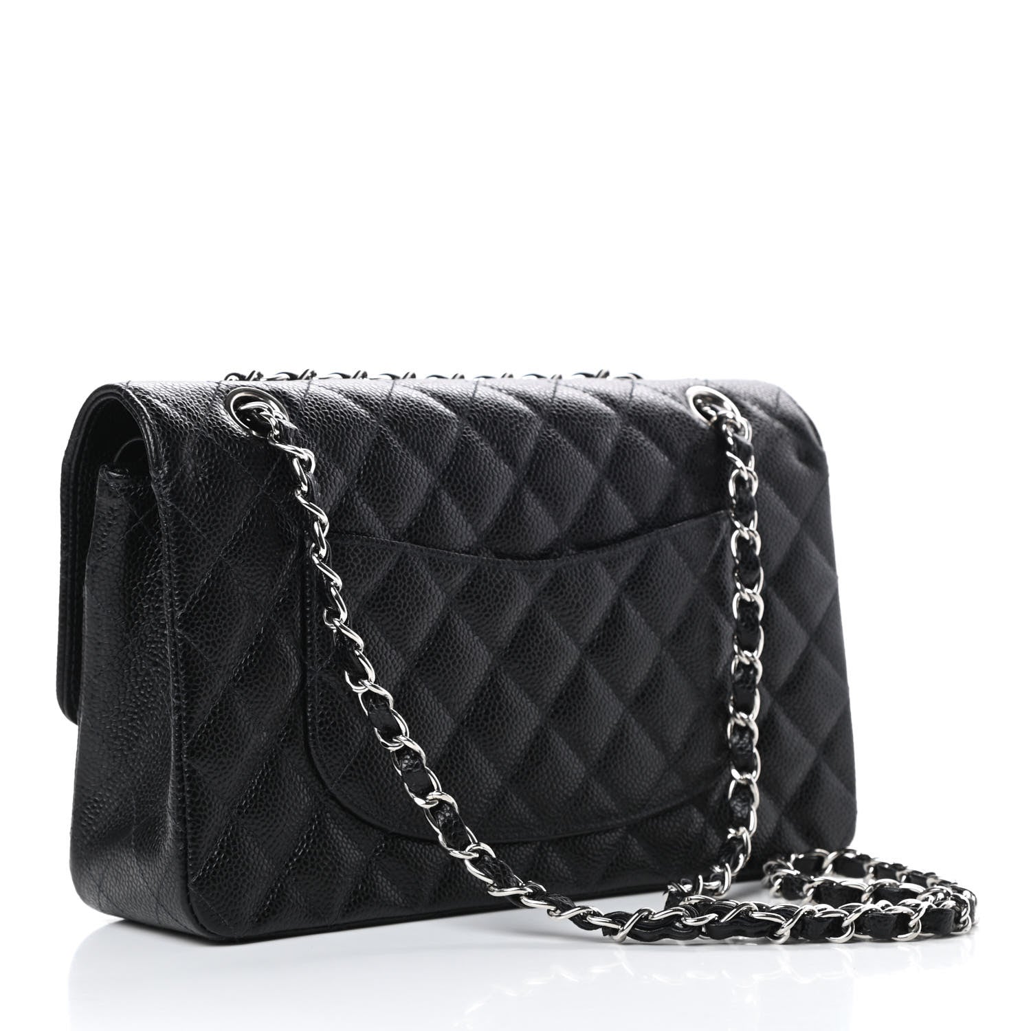 Chanel Caviar Quilted Medium Double Flap Black 3 of 13