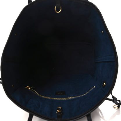 Louis Vuitton Empreinte Monogram Giant Neverfull MM Black 6 of 9