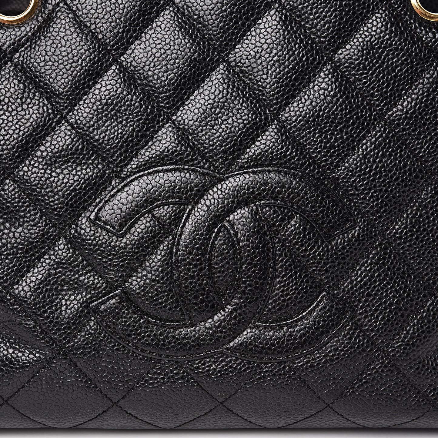 CHANELCaviarQuiltedPetitTimelessTotePTTBlack