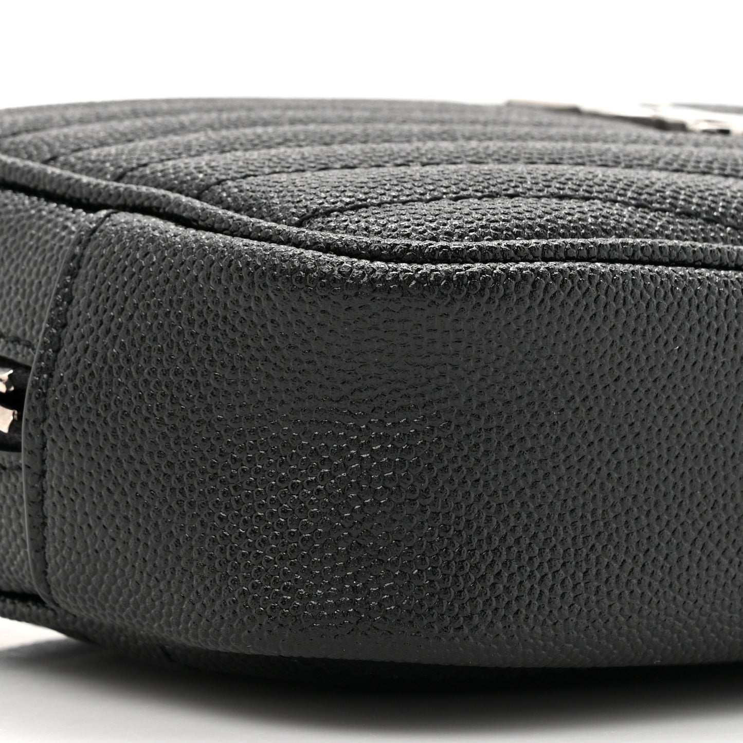 Grain De Poudre Matelasse Monogram Mini Lou Camera Bag Black