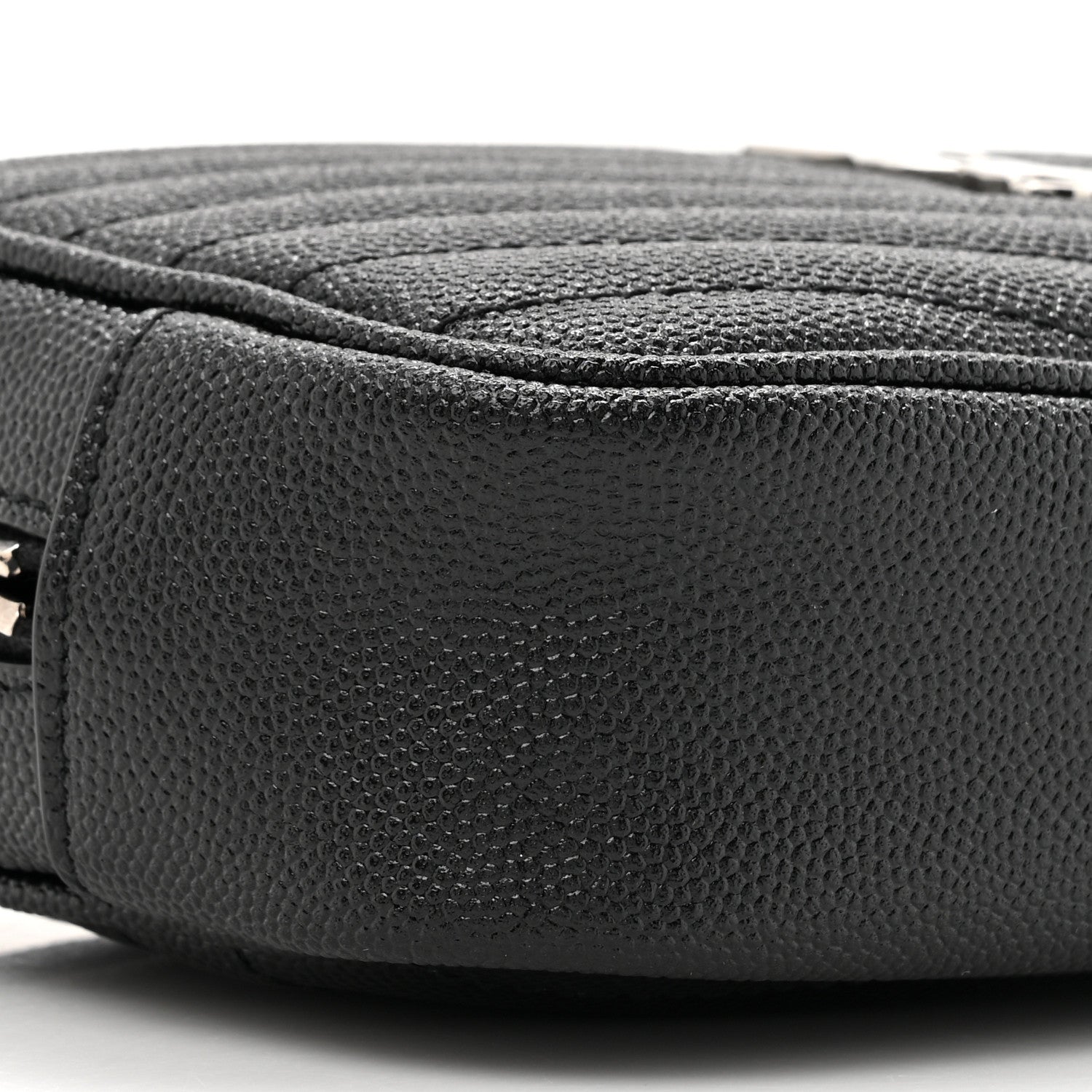 Saint Laurent Grain De Poudre Matelasse Monogram Mini Lou Camera Bag Black 10 of 11