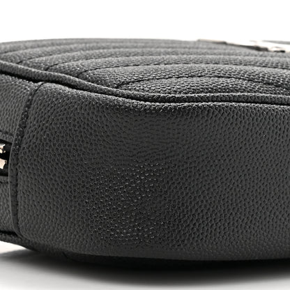 Saint Laurent Grain De Poudre Matelasse Monogram Mini Lou Camera Bag Black 10 of 11