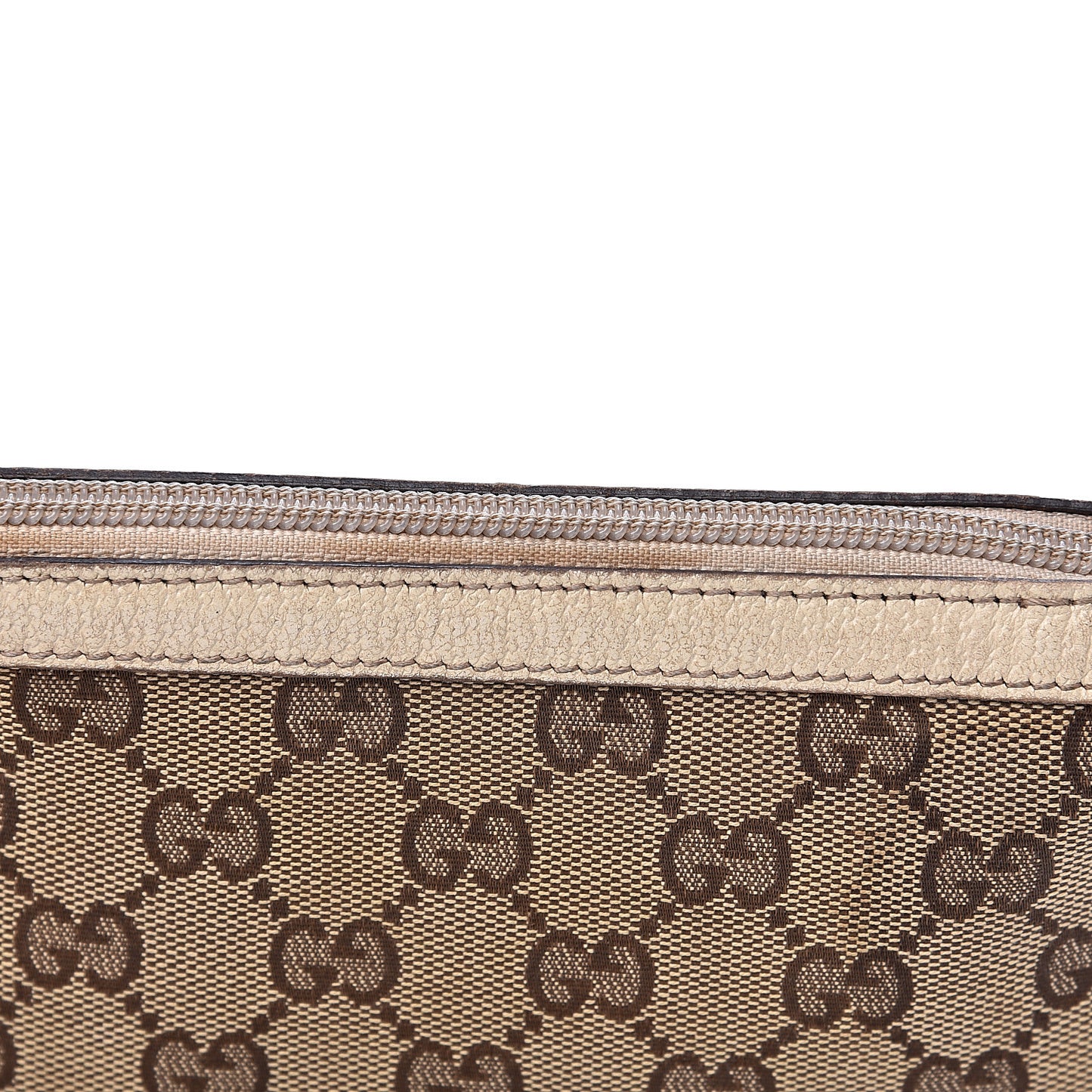 Monogram D Ring Cosmetic Case White