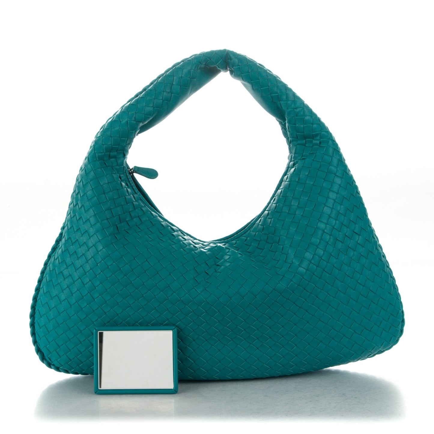Nappa Intrecciato Large Veneta Hobo Canard