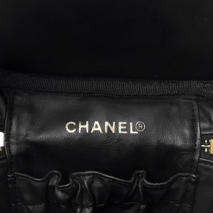 Chanel Caviar Vanity Cosmetic Case Black 6 of 10