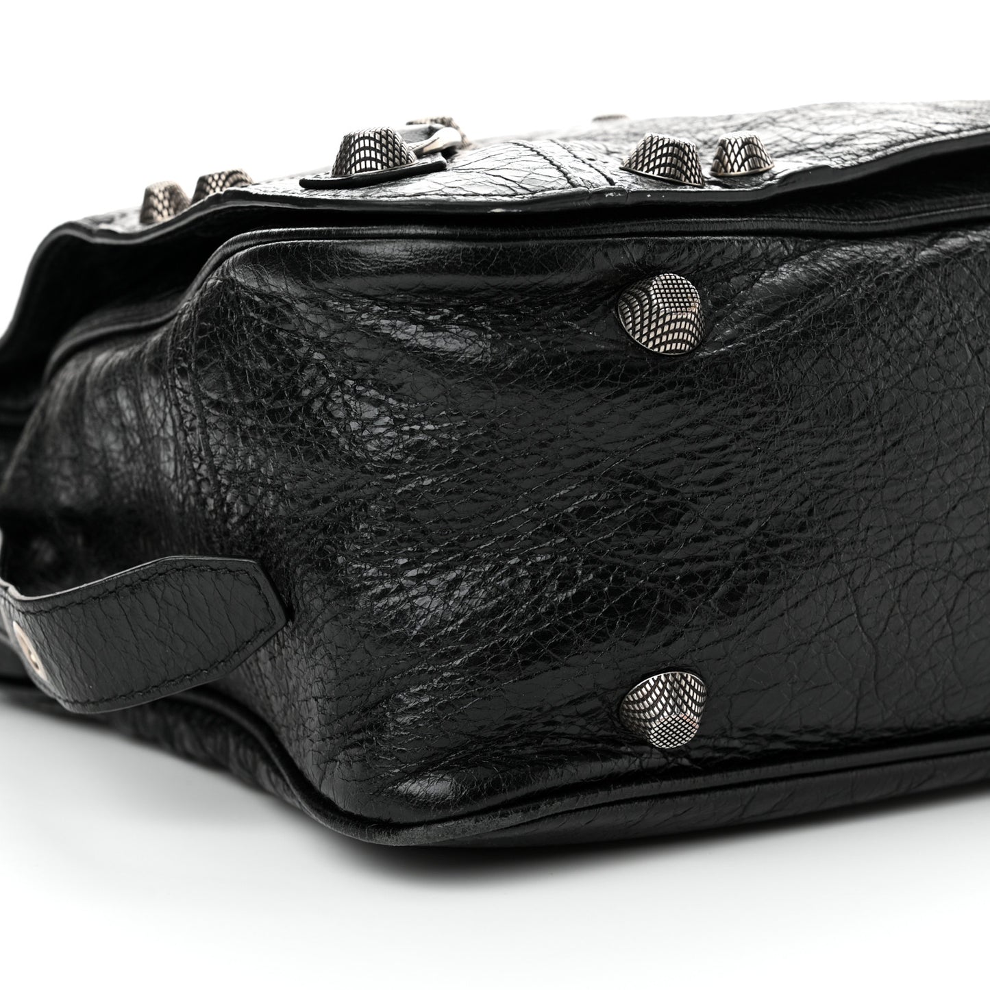 Agneau Arena Medium Le Cagole Messenger Bag Black