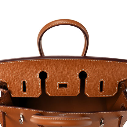 Hermes Madame Calfskin Birkin Sellier 25 Gold 18 of 35