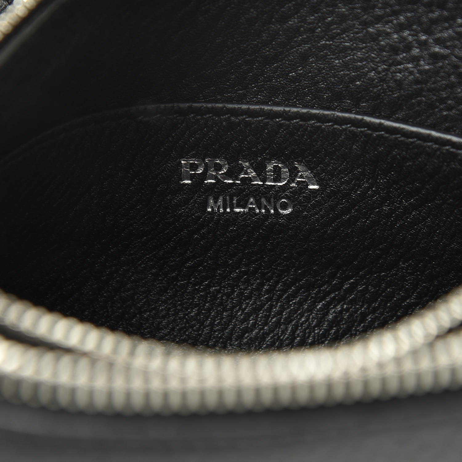 Prada Vitello Daino Double Zip Crossbody Bag Black 7 of 11