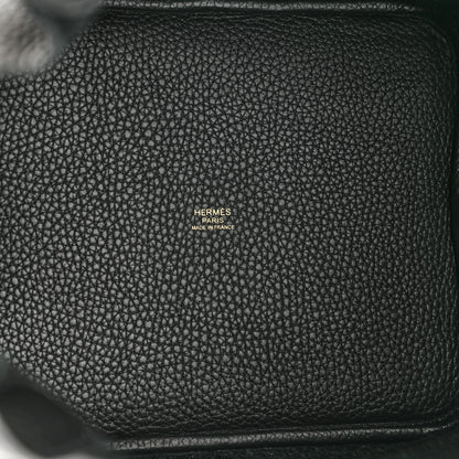 Hermes Taurillon Clemence Picotin Lock 22 MM Black 6 of 11