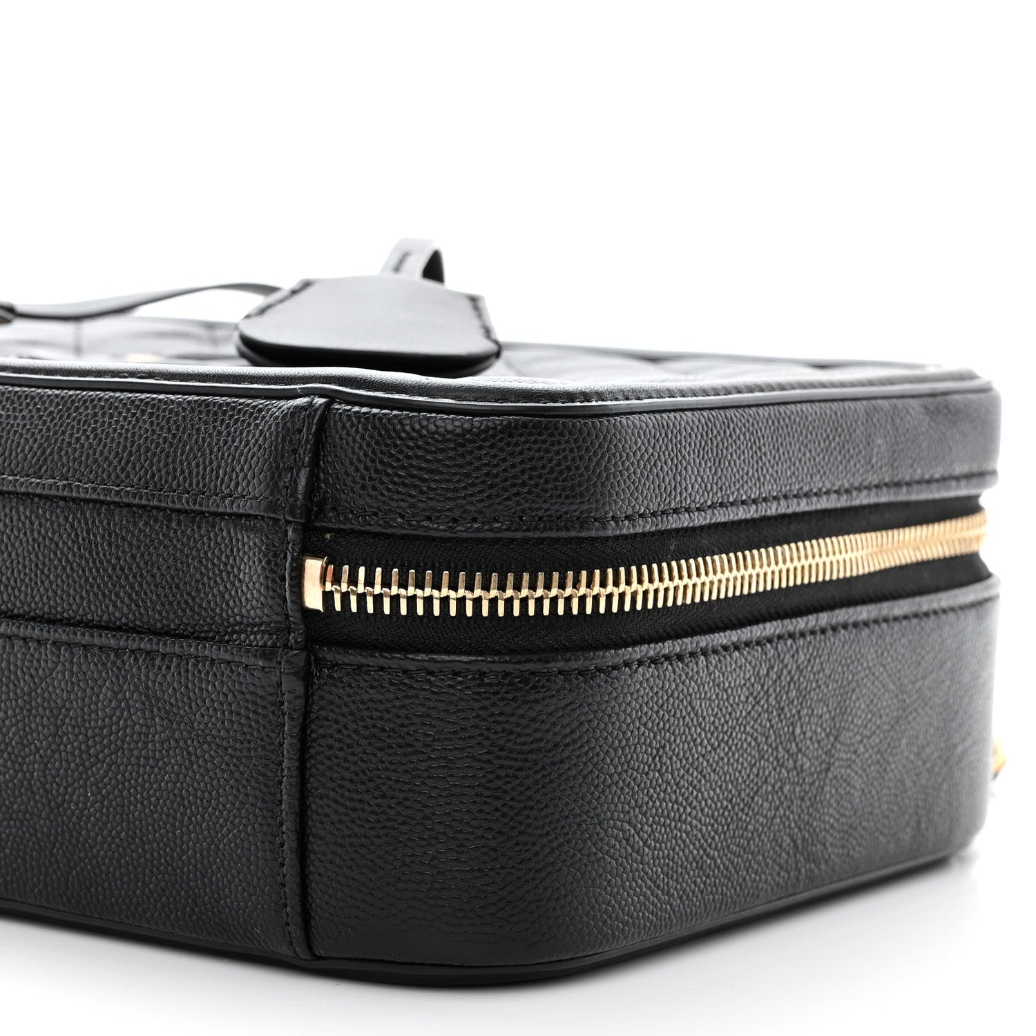 Chanel Caviar Quilted Medium CC Filigree Vanity Case Black 10 of 11