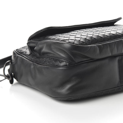 Bottega Veneta Nappa Intrecciato Messenger Bag Black 6 of 9