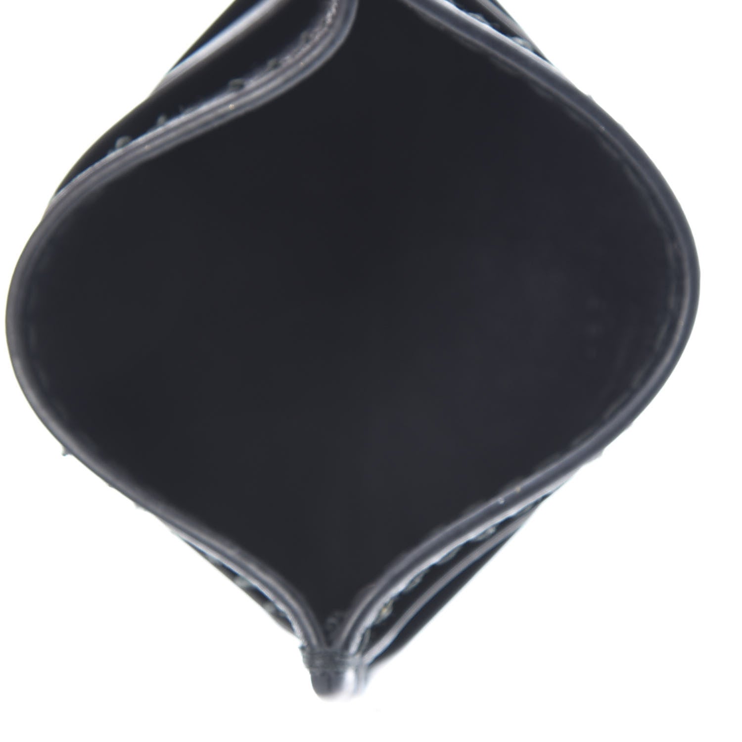 Christian Dior Calfskin D-Fence Card Holder Black 5 of 8