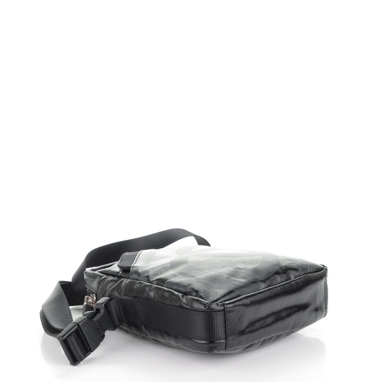 Coated Canvas Sport Crossbody Black