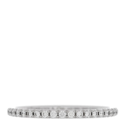 Tiffany Platinum Diamond Metro Full Eternity Band Ring 49 5 1 of 4