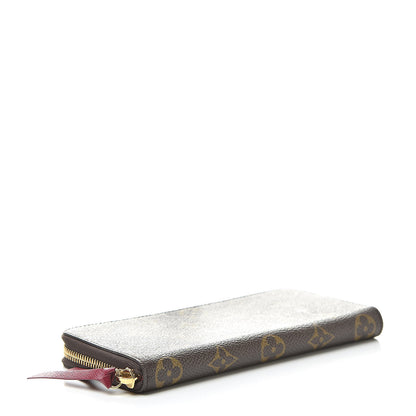 Louis Vuitton Monogram Clemence Wallet Fuchsia 4 of 7