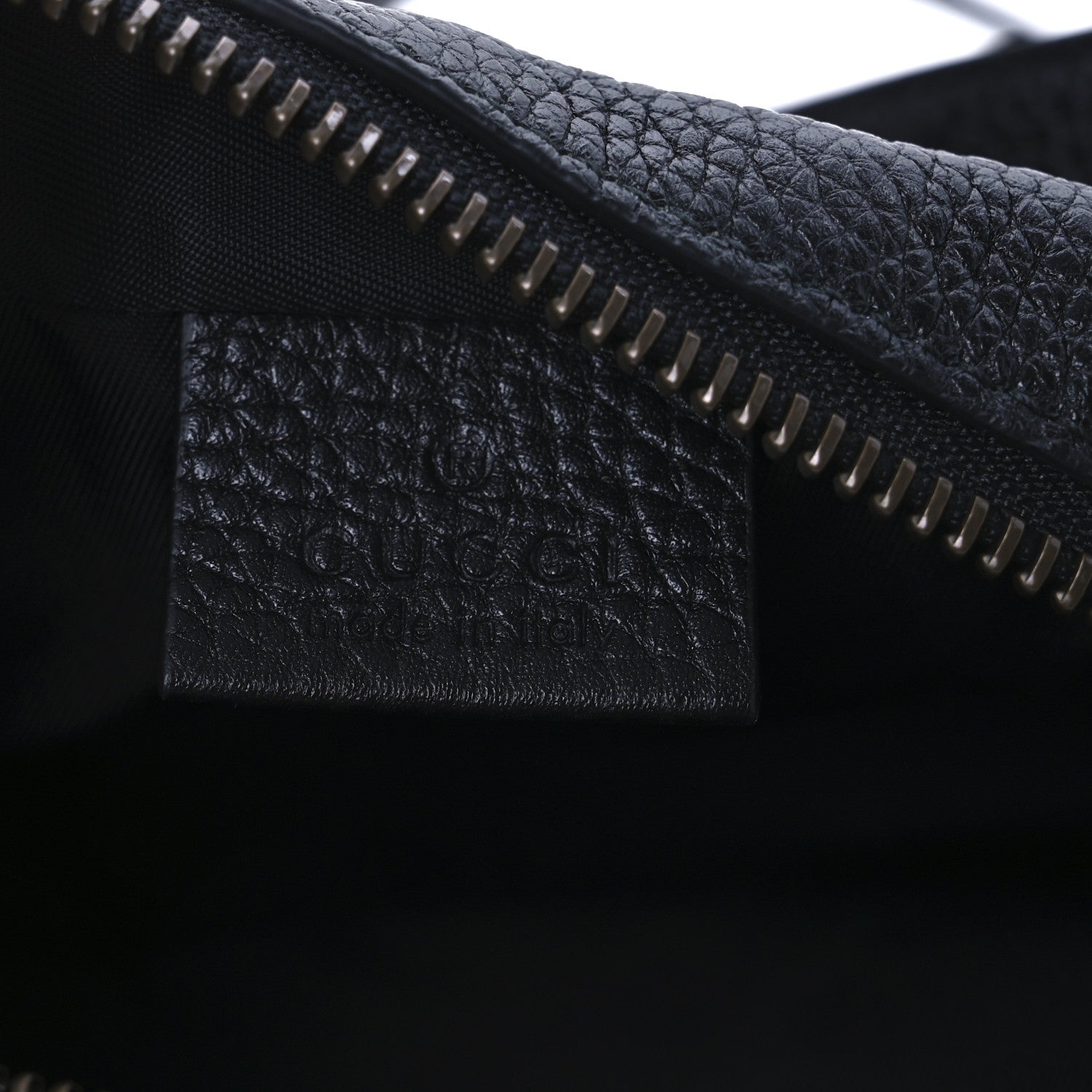 Gucci Pebbled Calfskin Small Soho Disco Bag Black 6 of 10