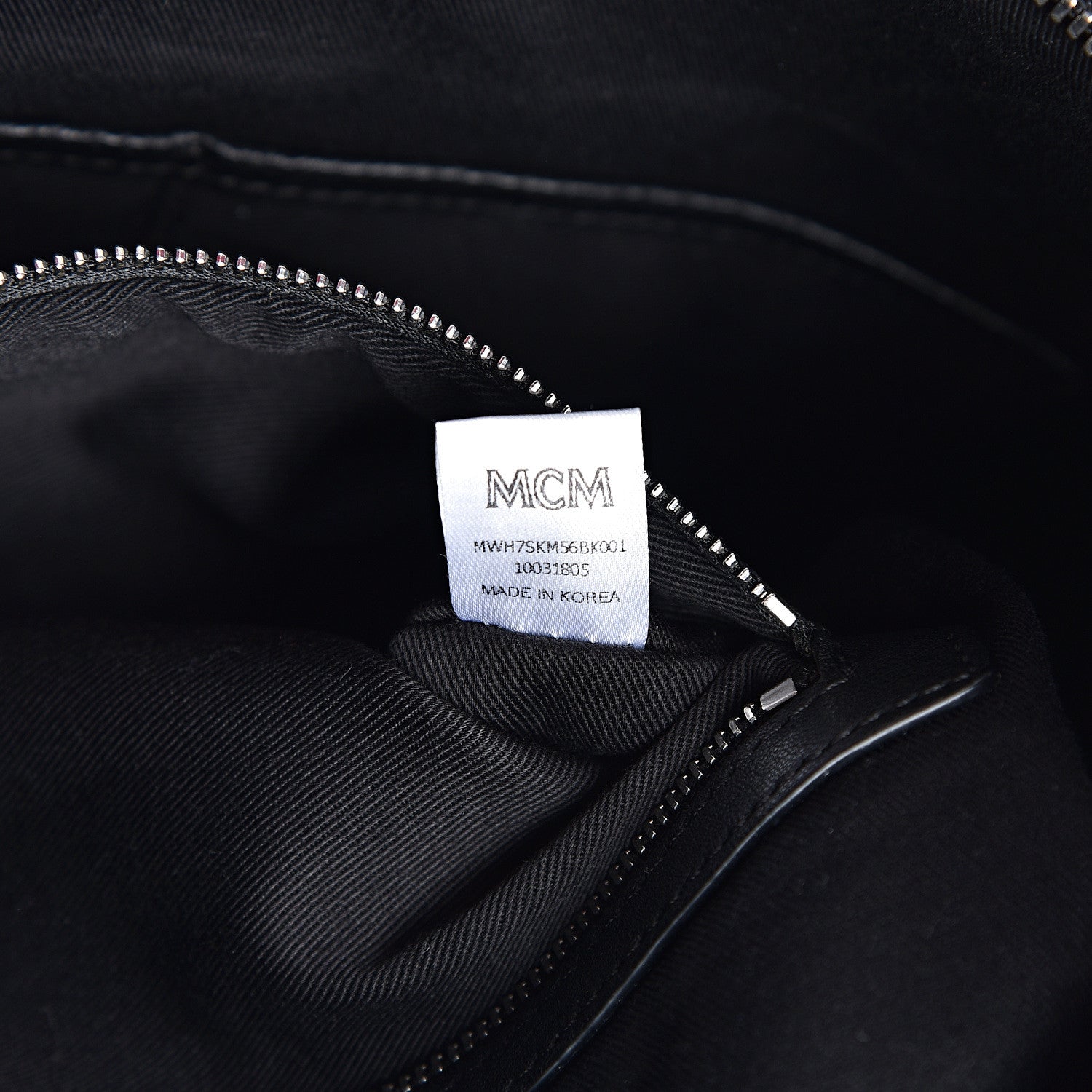 MCM Calfskin Ottomar Medium Klara Hobo Black 7 of 15