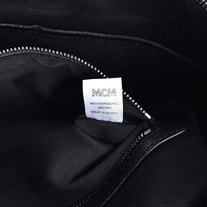 MCM Calfskin Ottomar Medium Klara Hobo Black 7 of 15