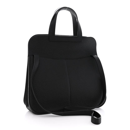 Hermes Taurillon Clemence Halzan 31 GM Black 3 of 10