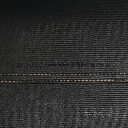 Gucci Calfskin GG Supreme Monogram Medium Reversible Tote Dark Brown 10 of 26