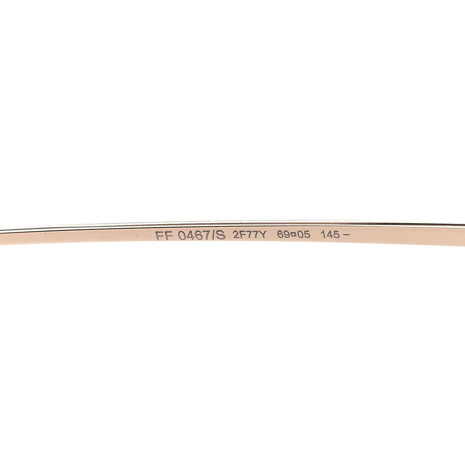 Fendi FF Fabulous 2.0 Shield Sunglasses FF 0467/S Gold 5 of 7