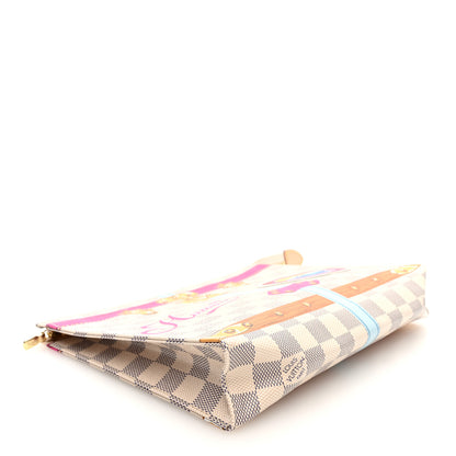 Louis Vuitton Damier Azur Summer Trunks Hawaii Toiletry Pouch 26 4 of 6