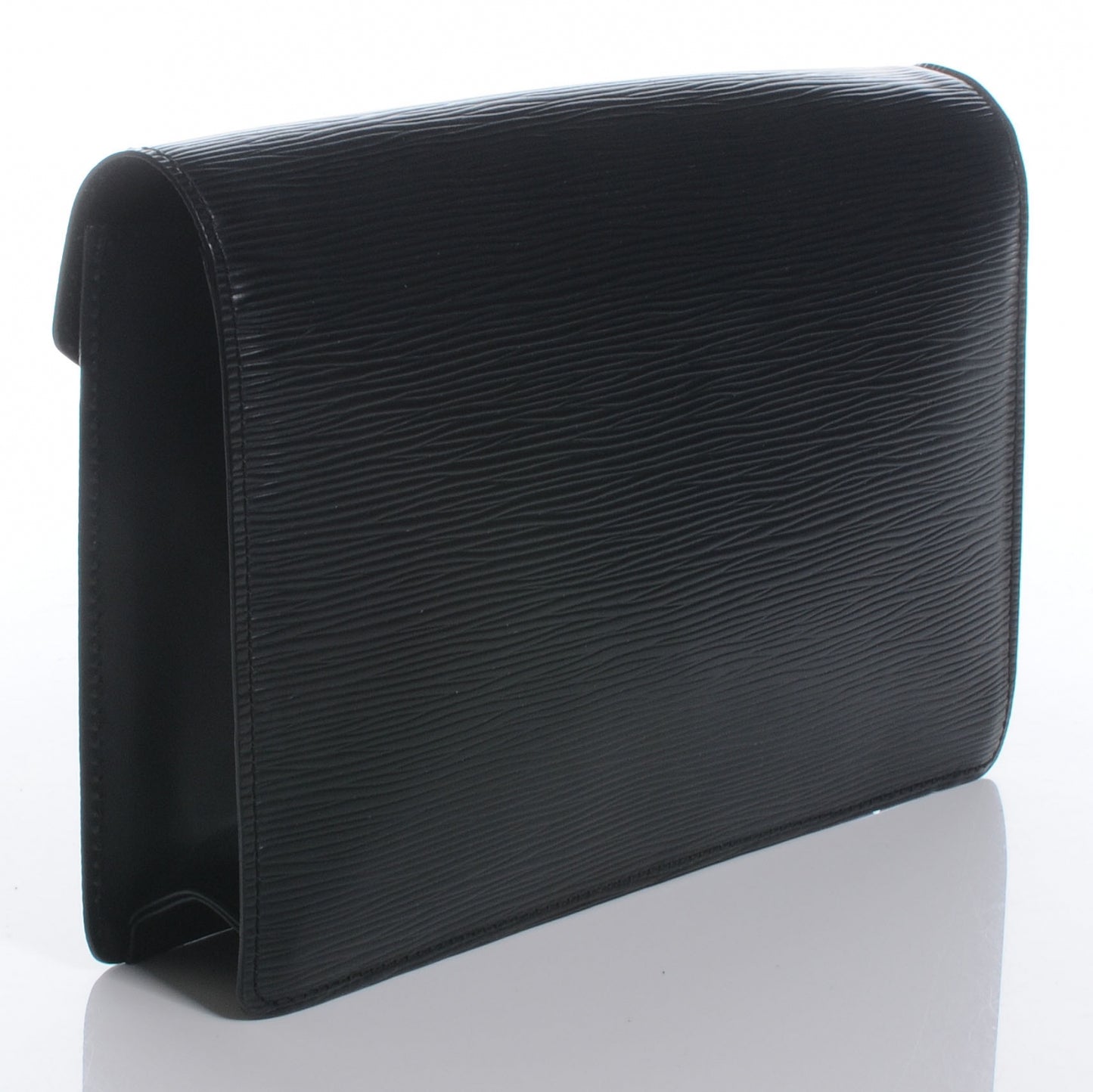 Epi Pochette Sellier Dragonne Black
