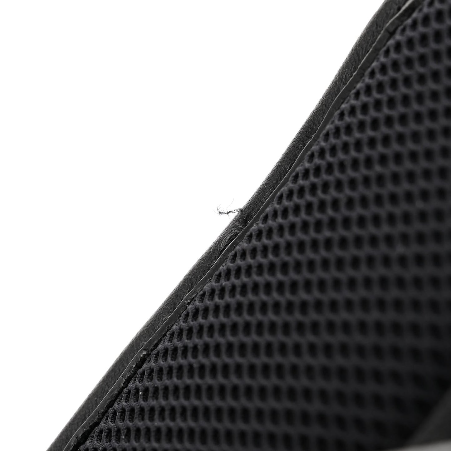 Calfskin Perforated Oblique Galaxy Safari Messenger Bag Black