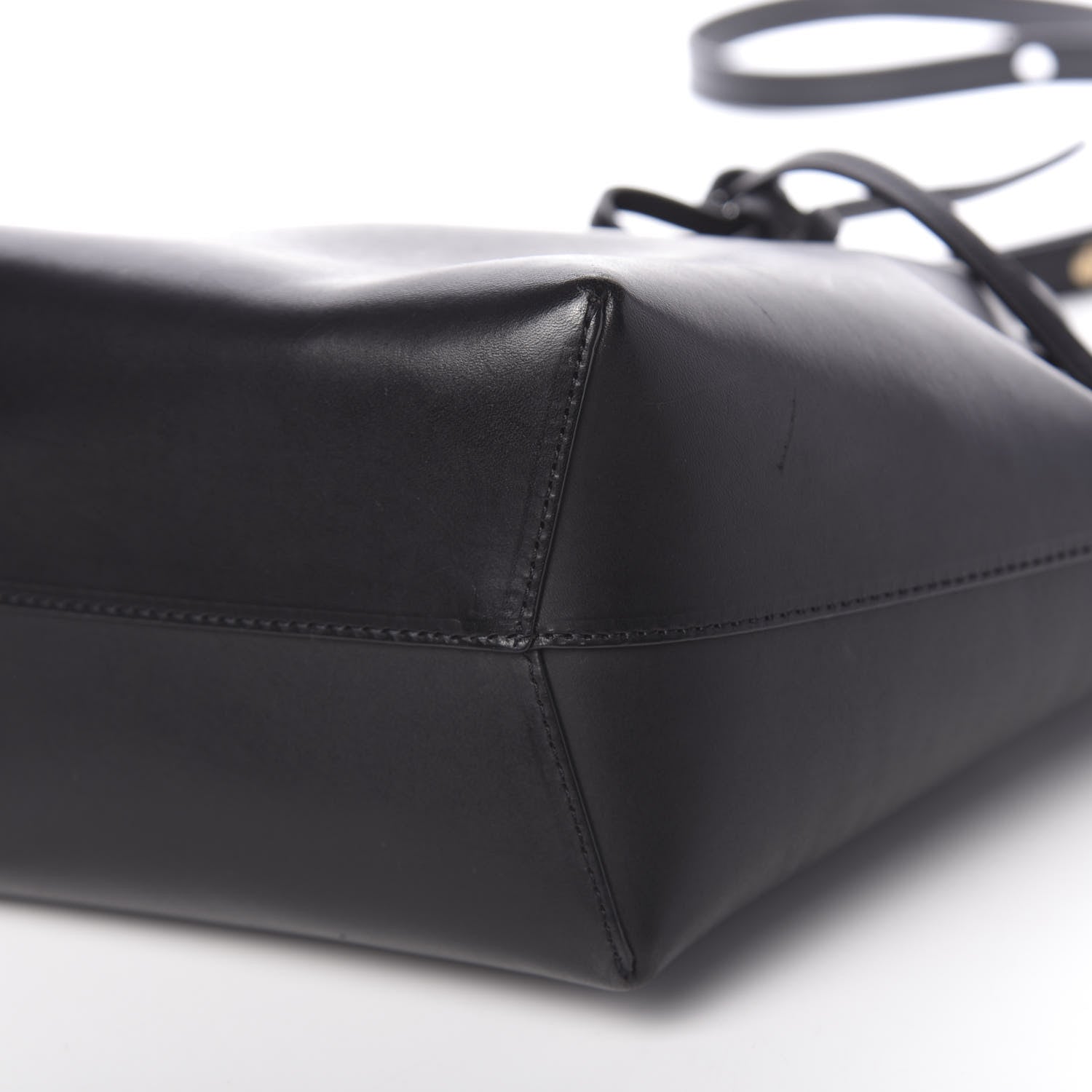 Mansur Gavriel Calfskin Mini Bucket Bag Black Flamma 2 of 10