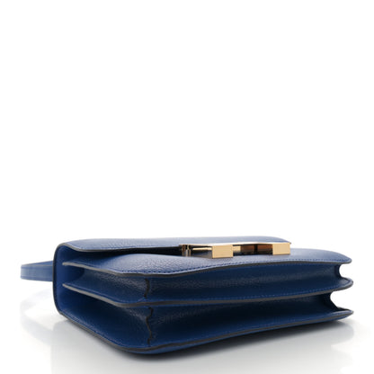 Hermes Chevre Mysore Constance 18 Bleu France 4 of 11