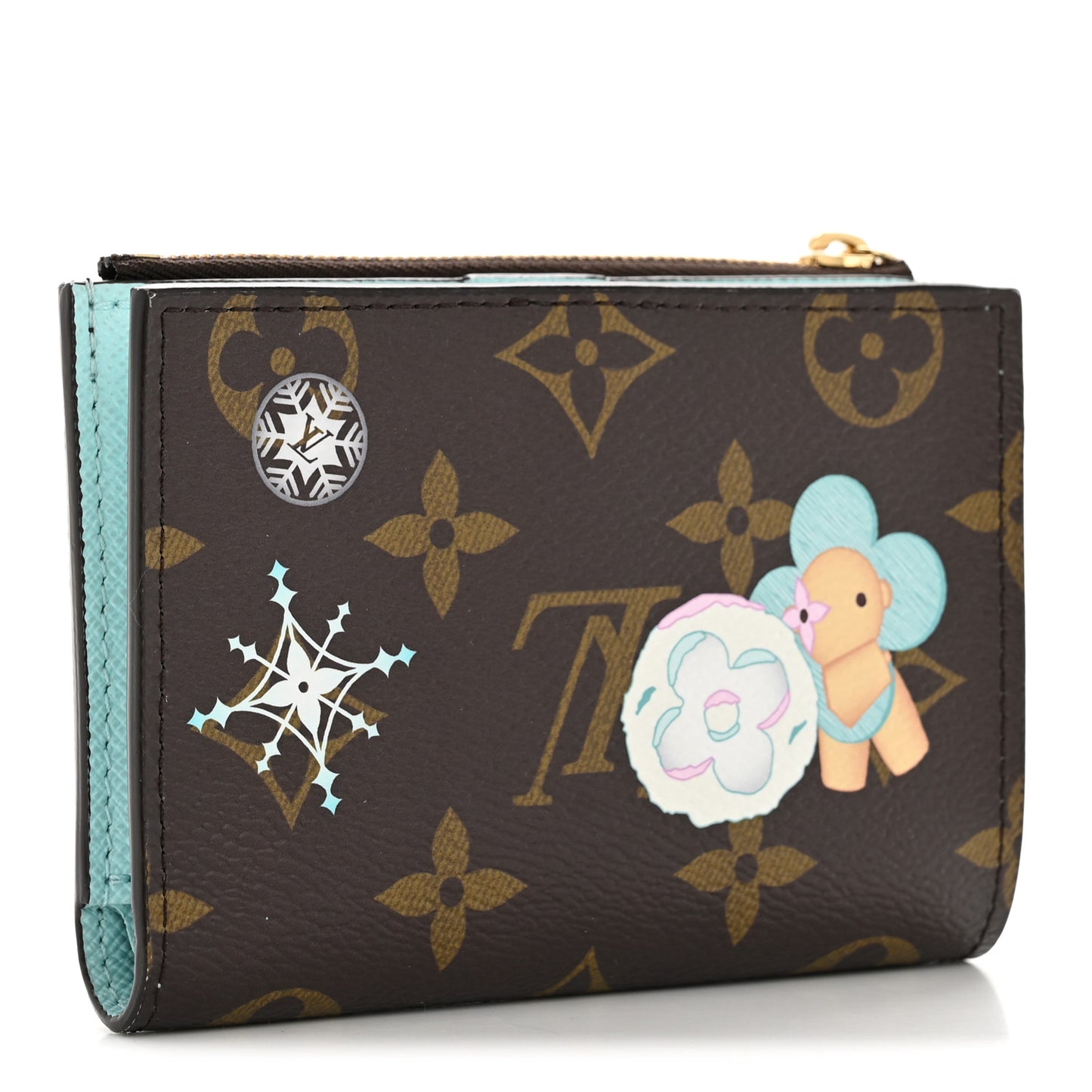 Monogram Snow Show Lisa Wallet Azur Frost